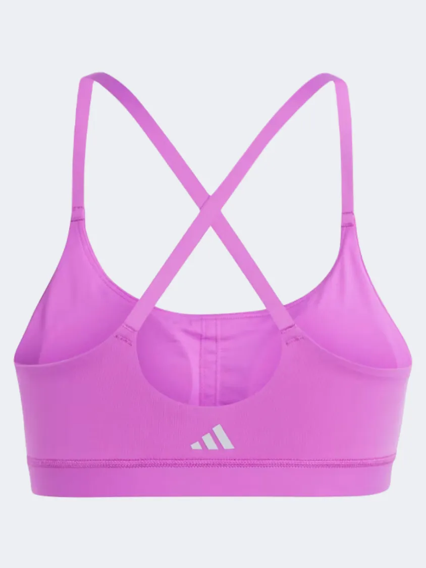 Adidas All Me Women training Bra Purple Burst