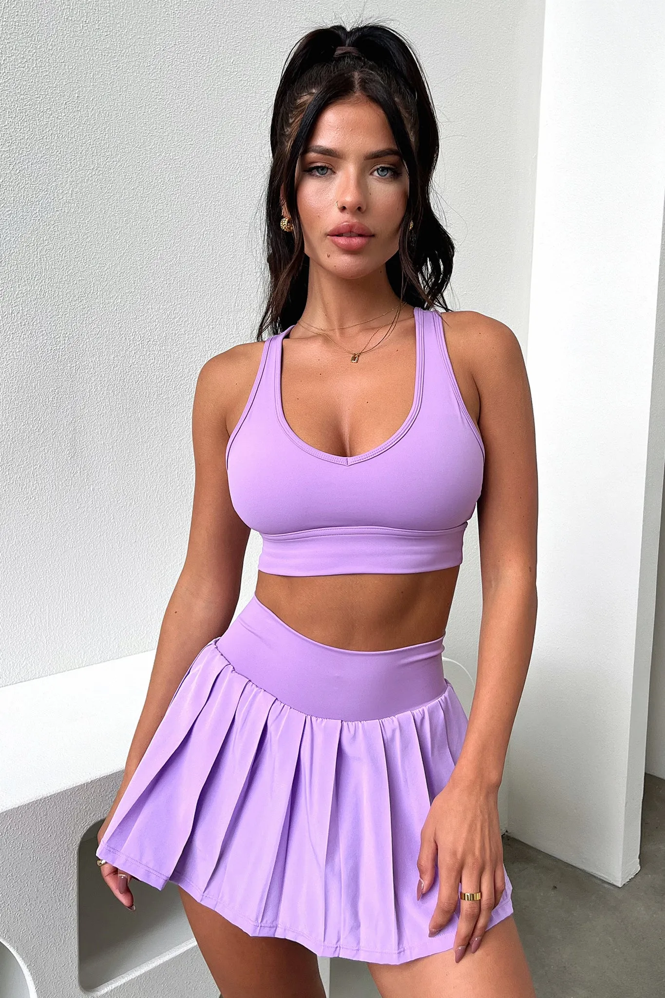 Alani Tennis Skort - Purple