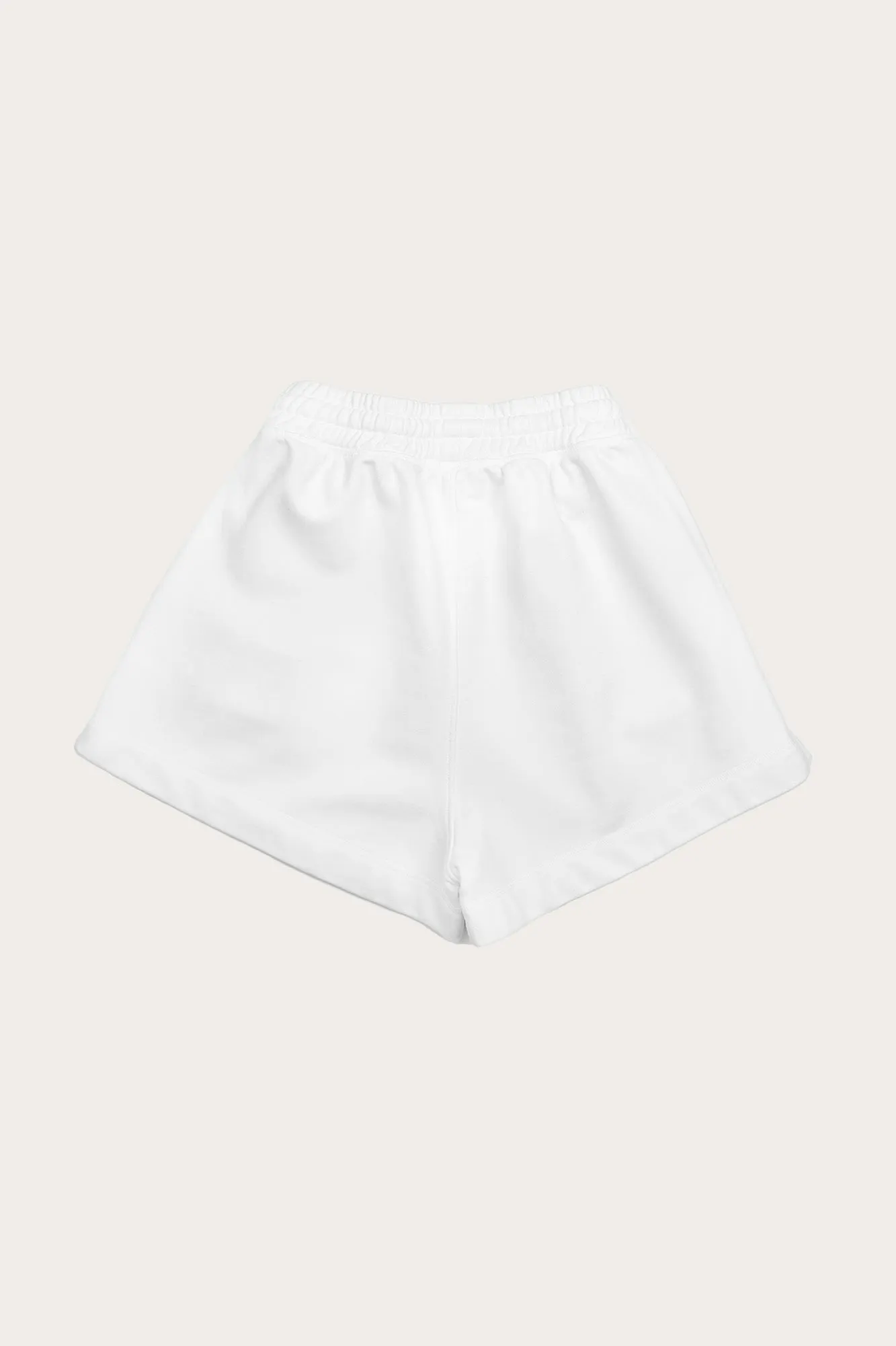 Amstel Sporting Club Cropped Sweat Shorts White