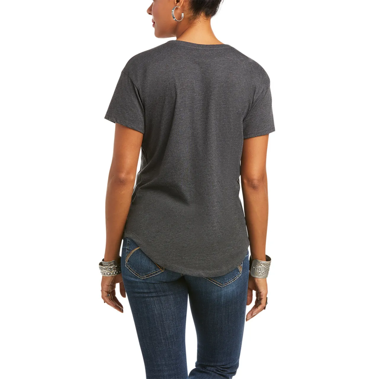 Ariat® Women's Current Mood Charcoal Heather Tee 10036635