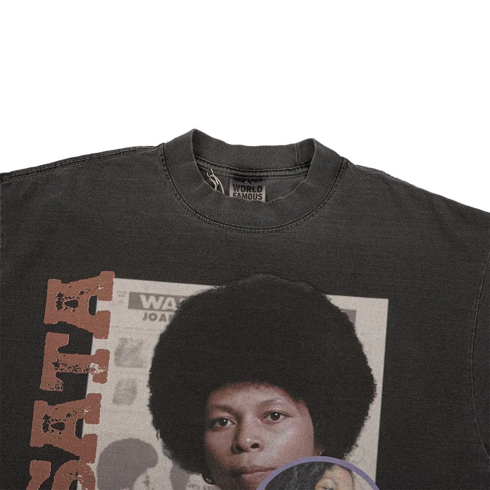 ASSATA SHAKUR Tee 'Gray Wash'