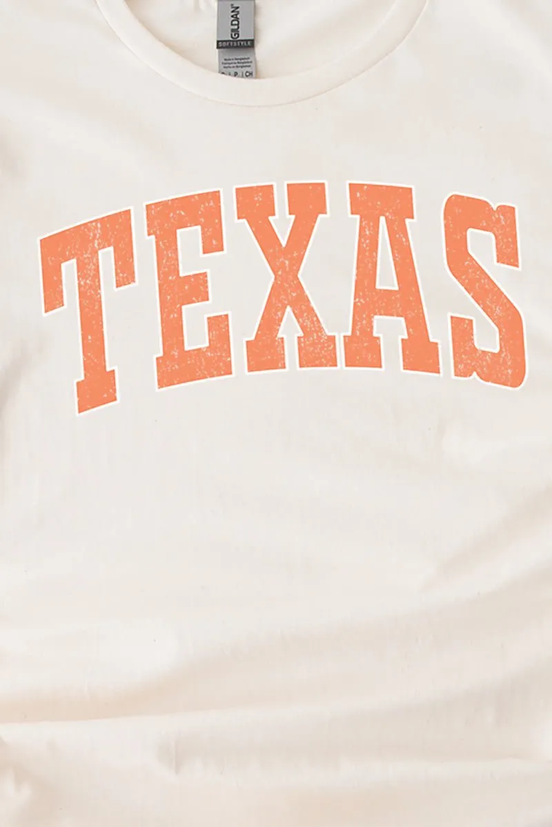 Athletic Varsity Texas Short Sleeve Relaxed Fit T-Shirt