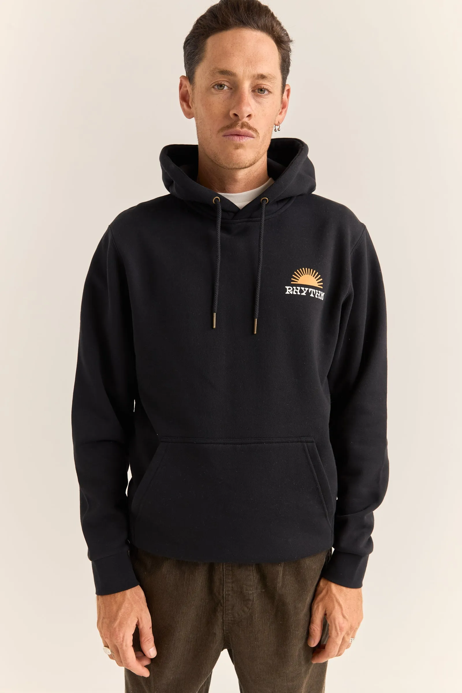 Awake Fleece Hood Black