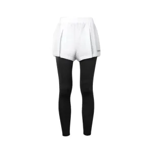 Barrel Women Essential Shorts Leggings-WHITE