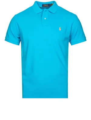 Basic Short Sleeve Polo Blue