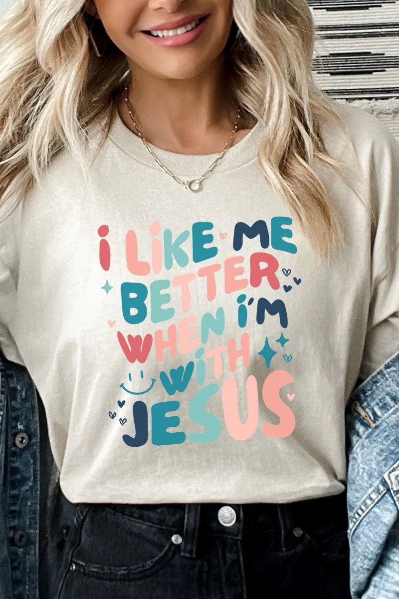 Better With Jesus Short Sleeve Relaxed Fit T-Shirt