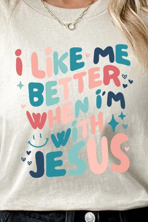 Better With Jesus Short Sleeve Relaxed Fit T-Shirt