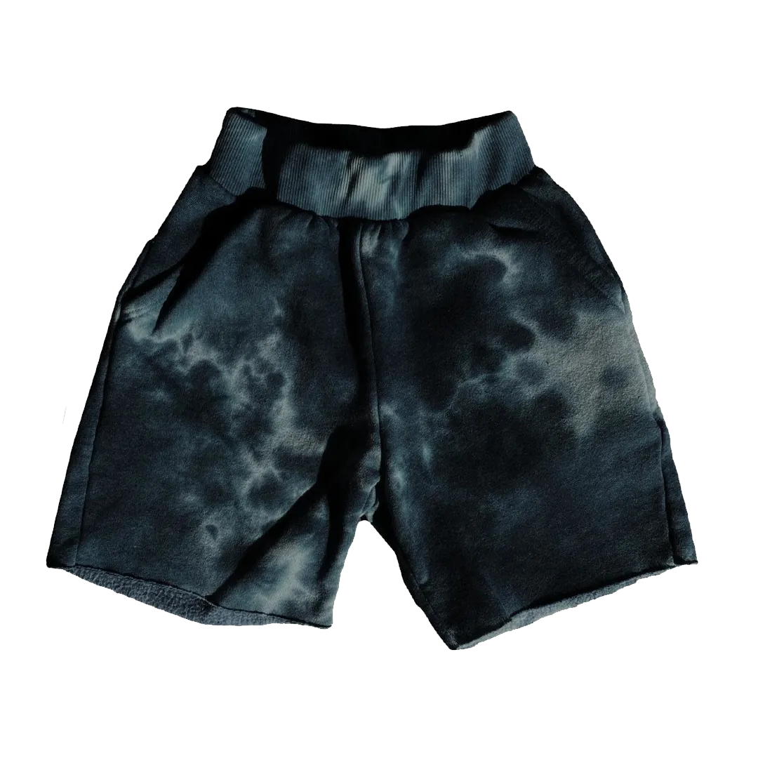 Black Spark Fleece Shorts