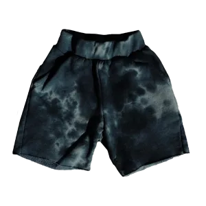 Black Spark Fleece Shorts