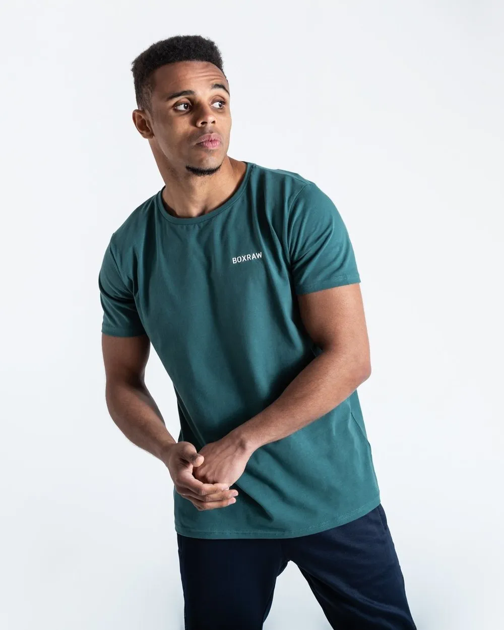 BOXRAW LOGO T-SHIRT - GREEN