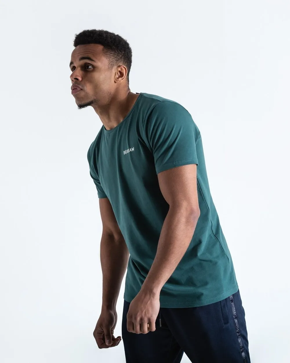 BOXRAW LOGO T-SHIRT - GREEN