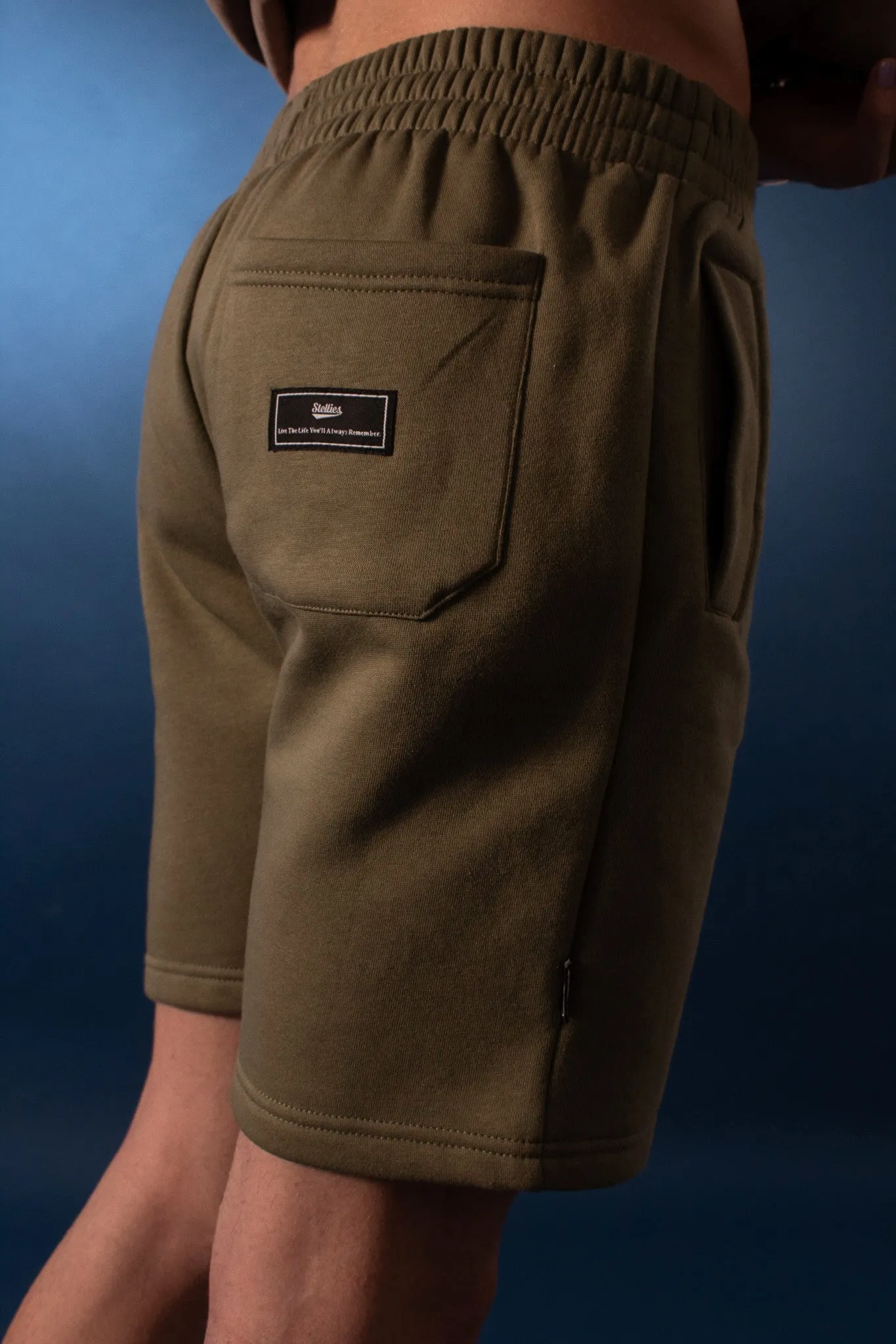 BSB Track-Shorts in Olive