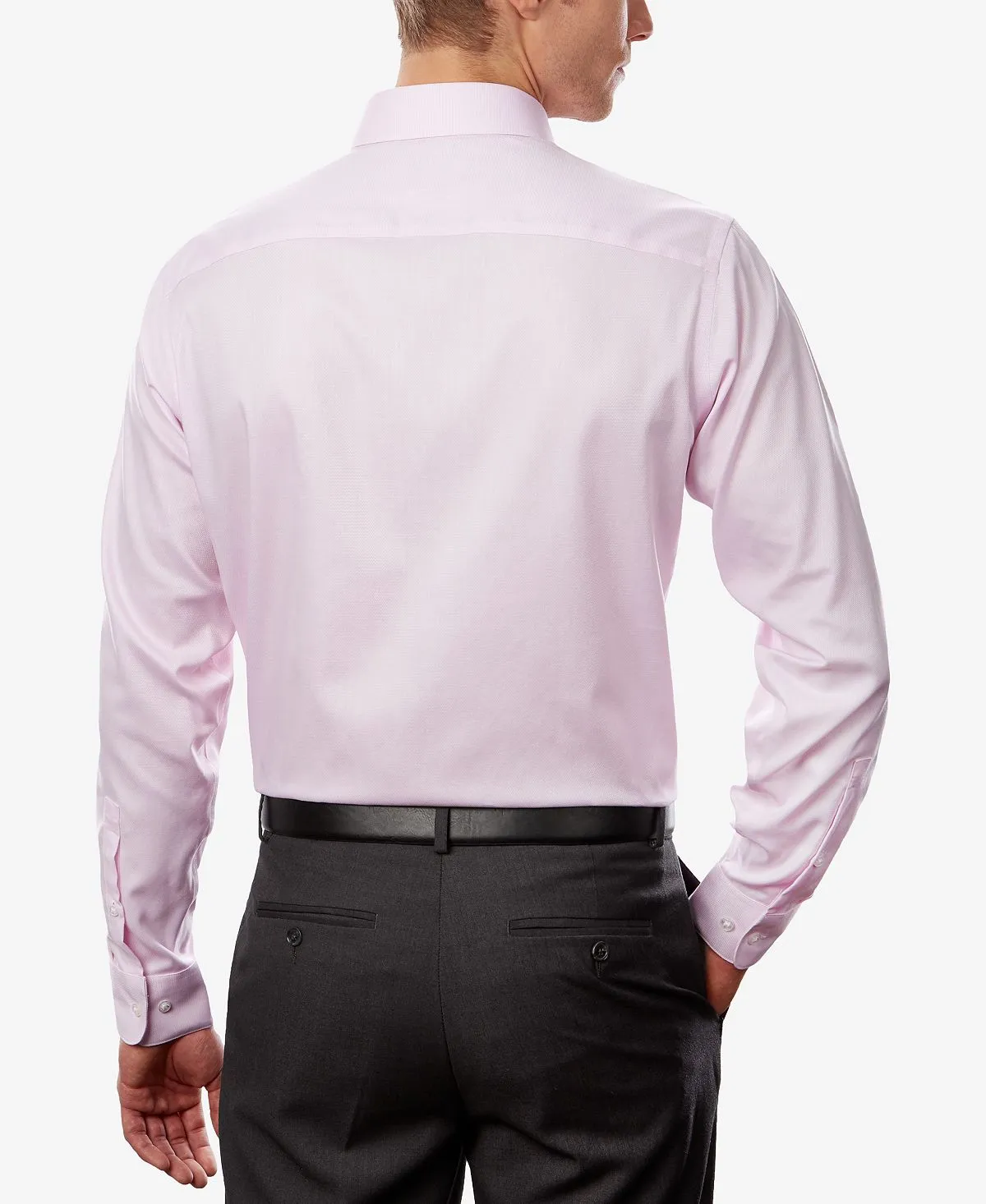 Calvin Klein men's shirt steel classic/regular non-iron stretch performance Calvin Klein, pink