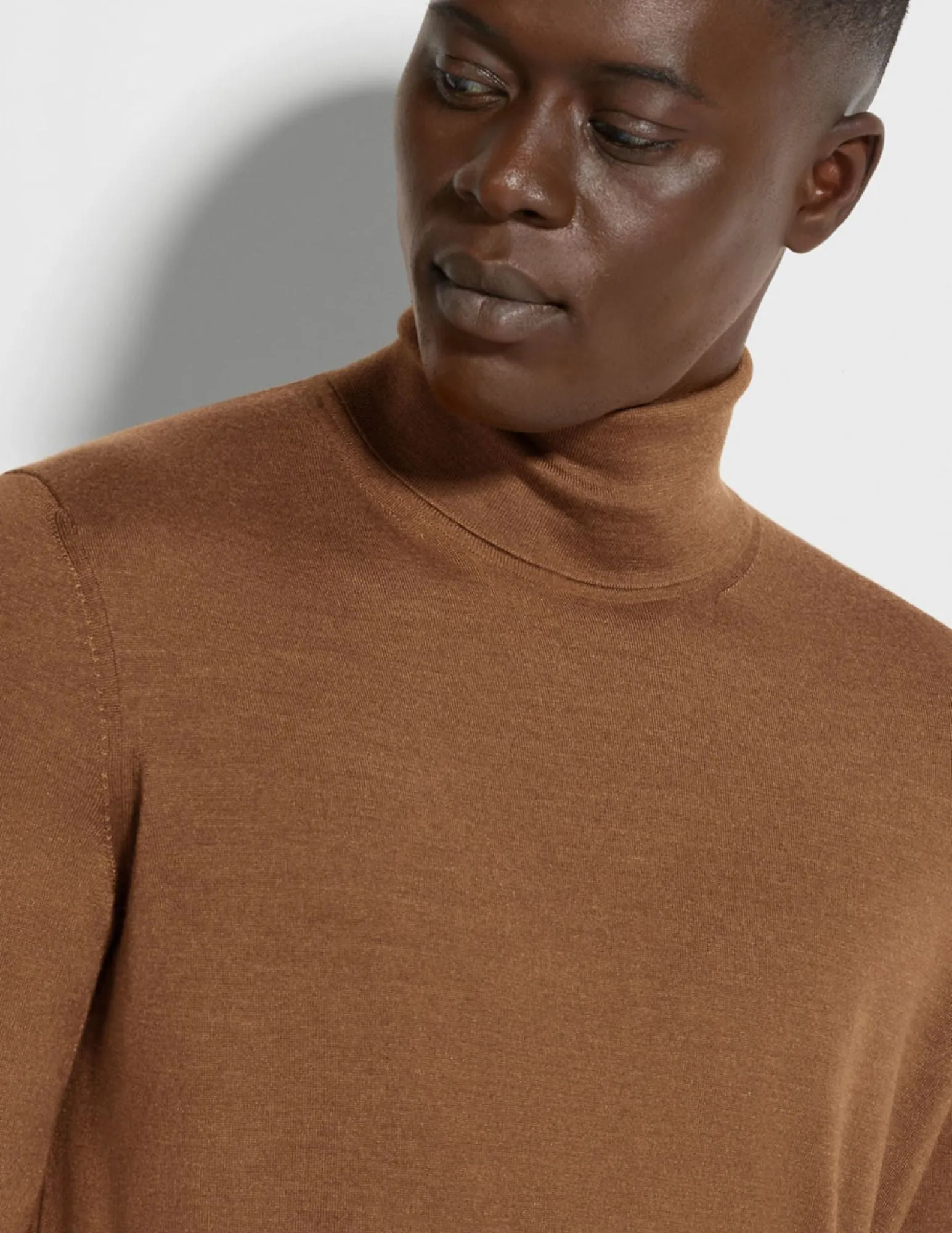 Cashseta Turtleneck | Dark Foliage Mélange