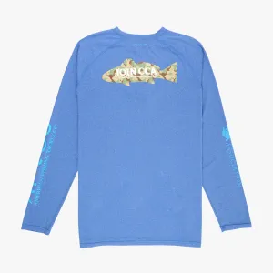 CCA Samurai Camo Fish LS Performance Shirt