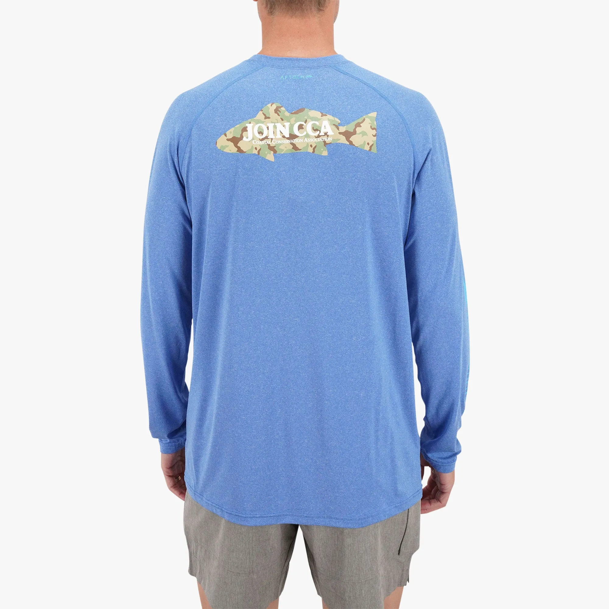 CCA Samurai Camo Fish LS Performance Shirt