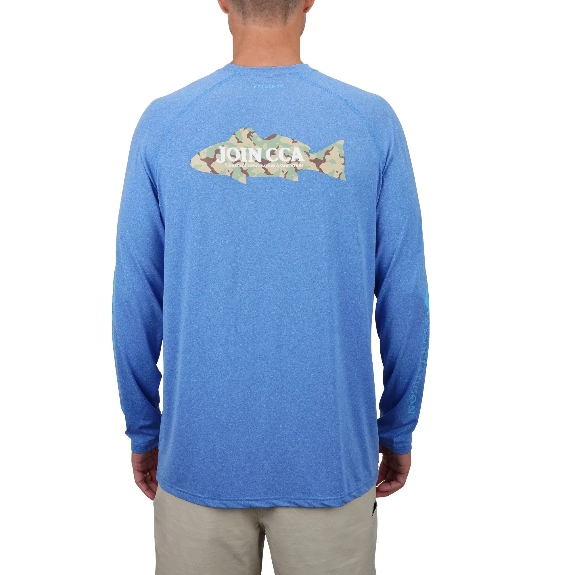 CCA Samurai Camo Fish LS Performance Shirt