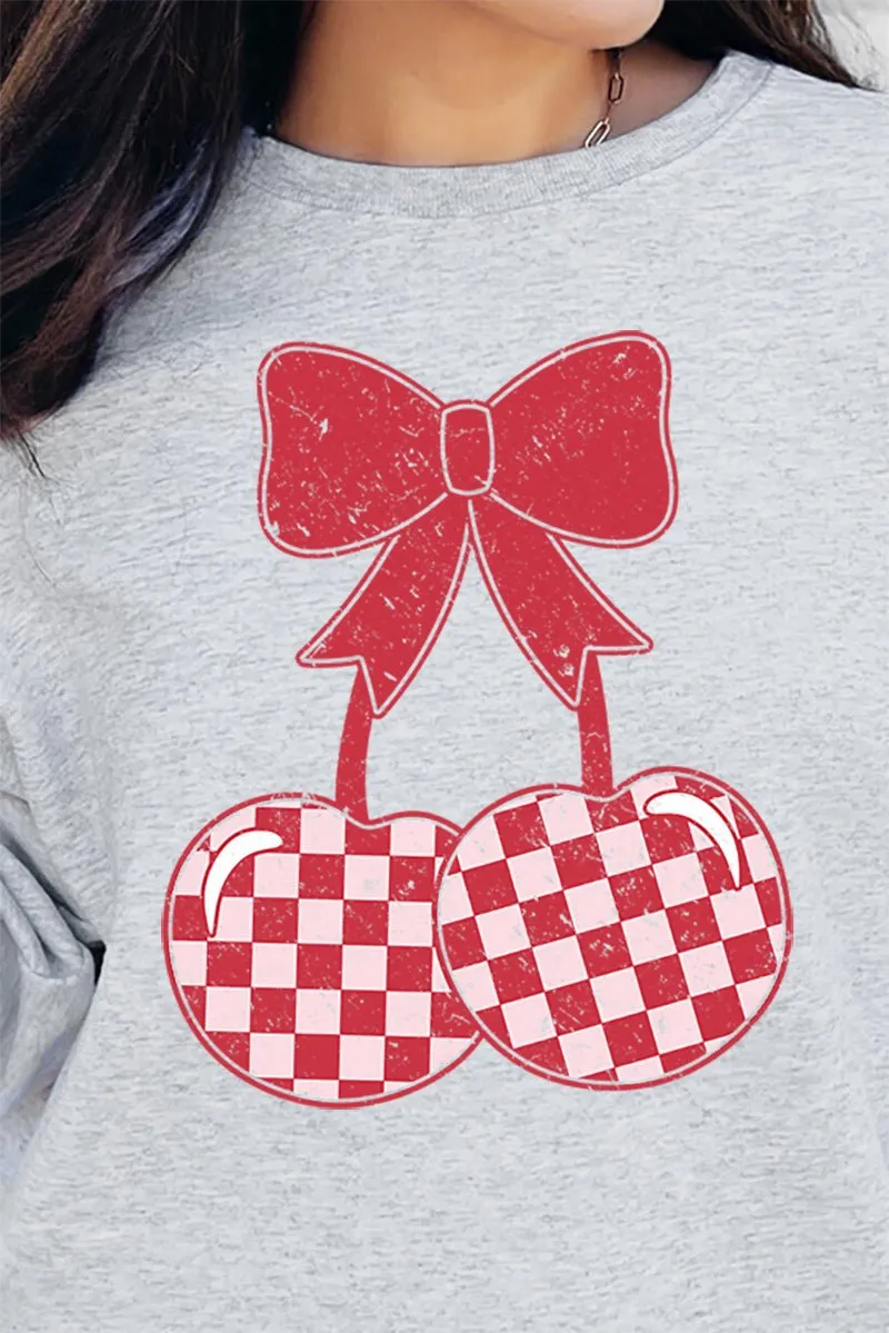 Cherry On Top Heavy-weight Crew Sweatshirt