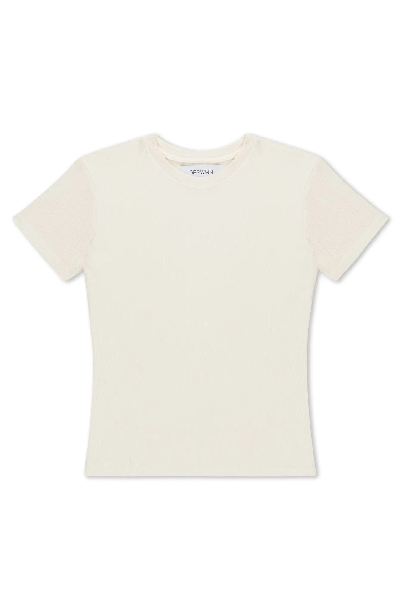 Creme Rib Baby Tee