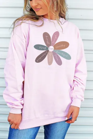 Daisy Positivity Heavy-weight Crew Sweatshirt