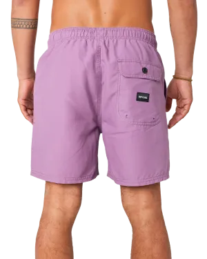 Easy Living Volley Shorts in Dusty Purple