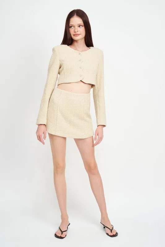 Emory Park HIGH WAIST WRAPPED SKORT