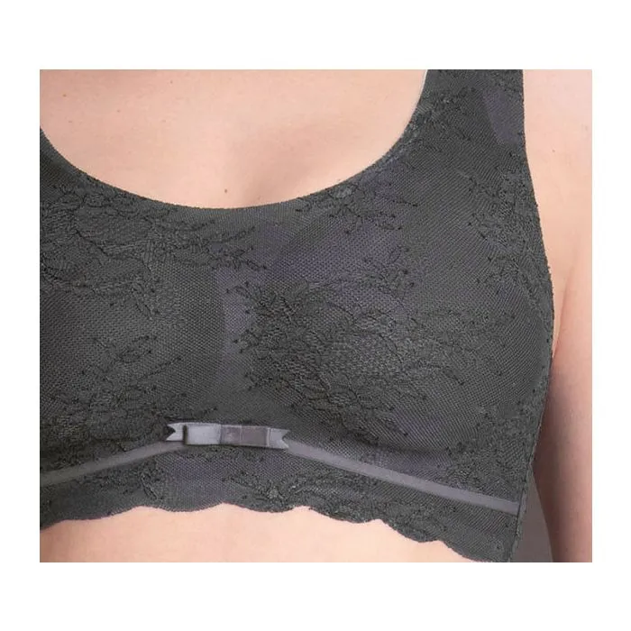 Essentials Lace Bralette in Anthracite - Anita