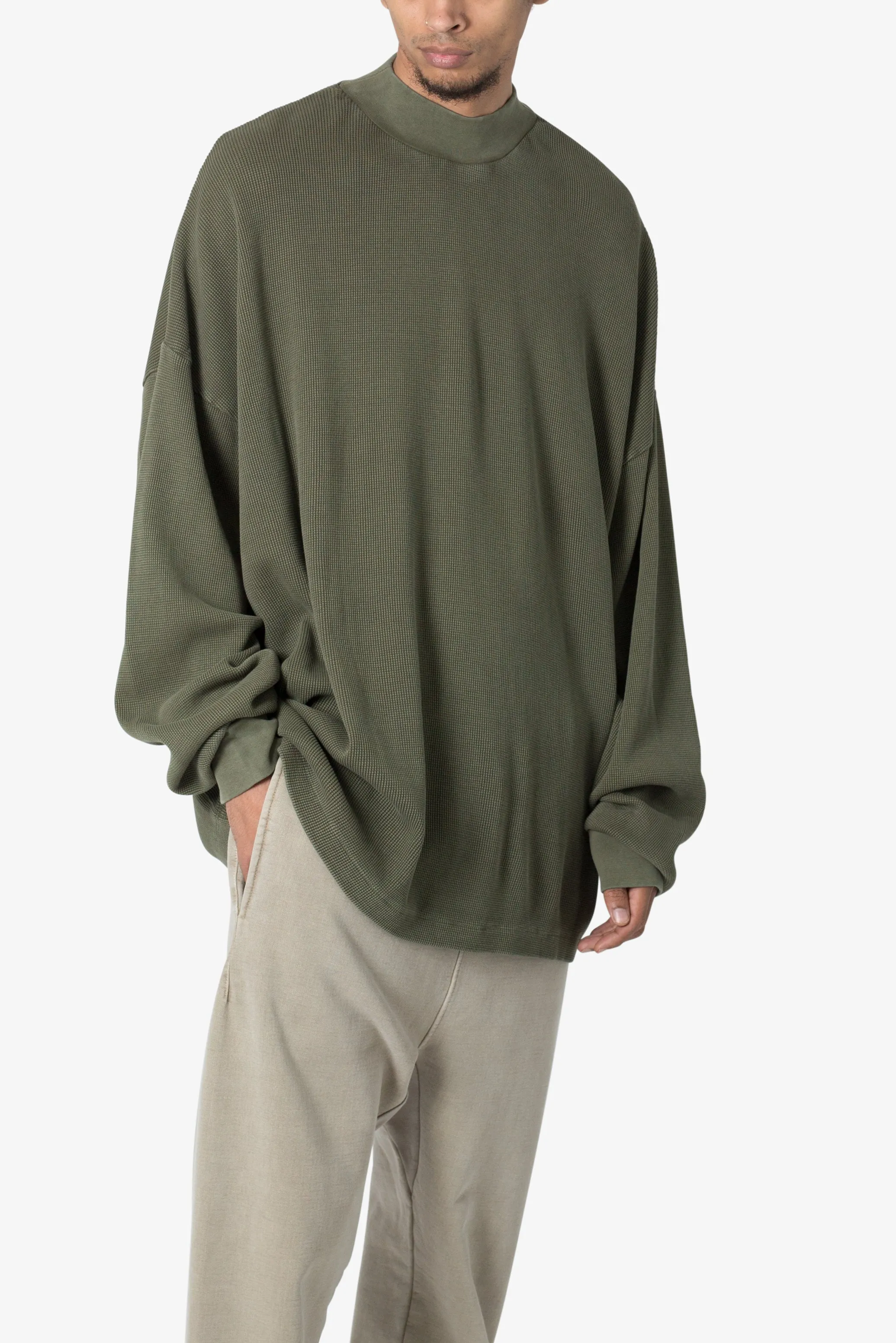 Every Day Thermal L/S Tee - Washed Olive