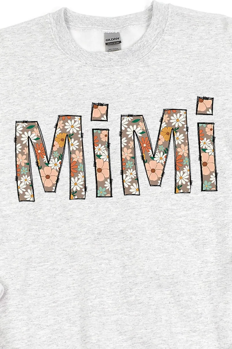 Floral Boho MiMi Heavy-weight Crew Sweatshirt