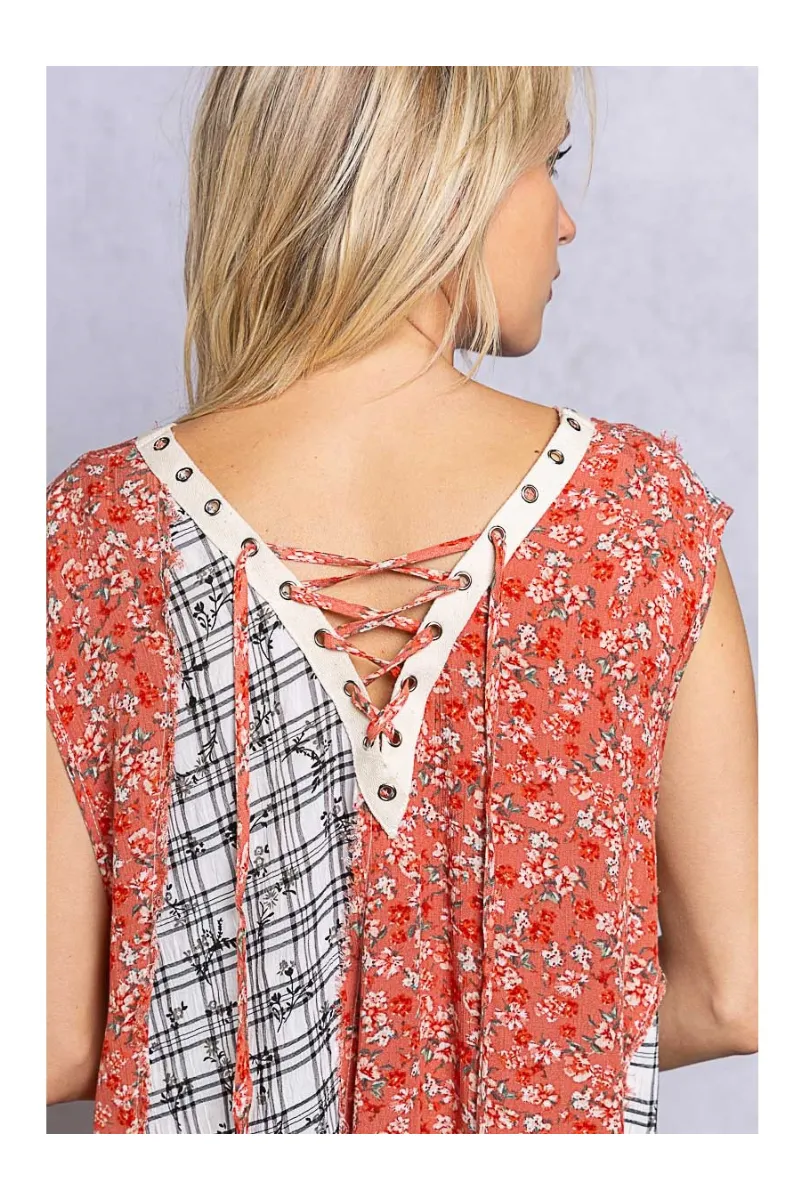 Floral Two Ways Hankerchief Tunic