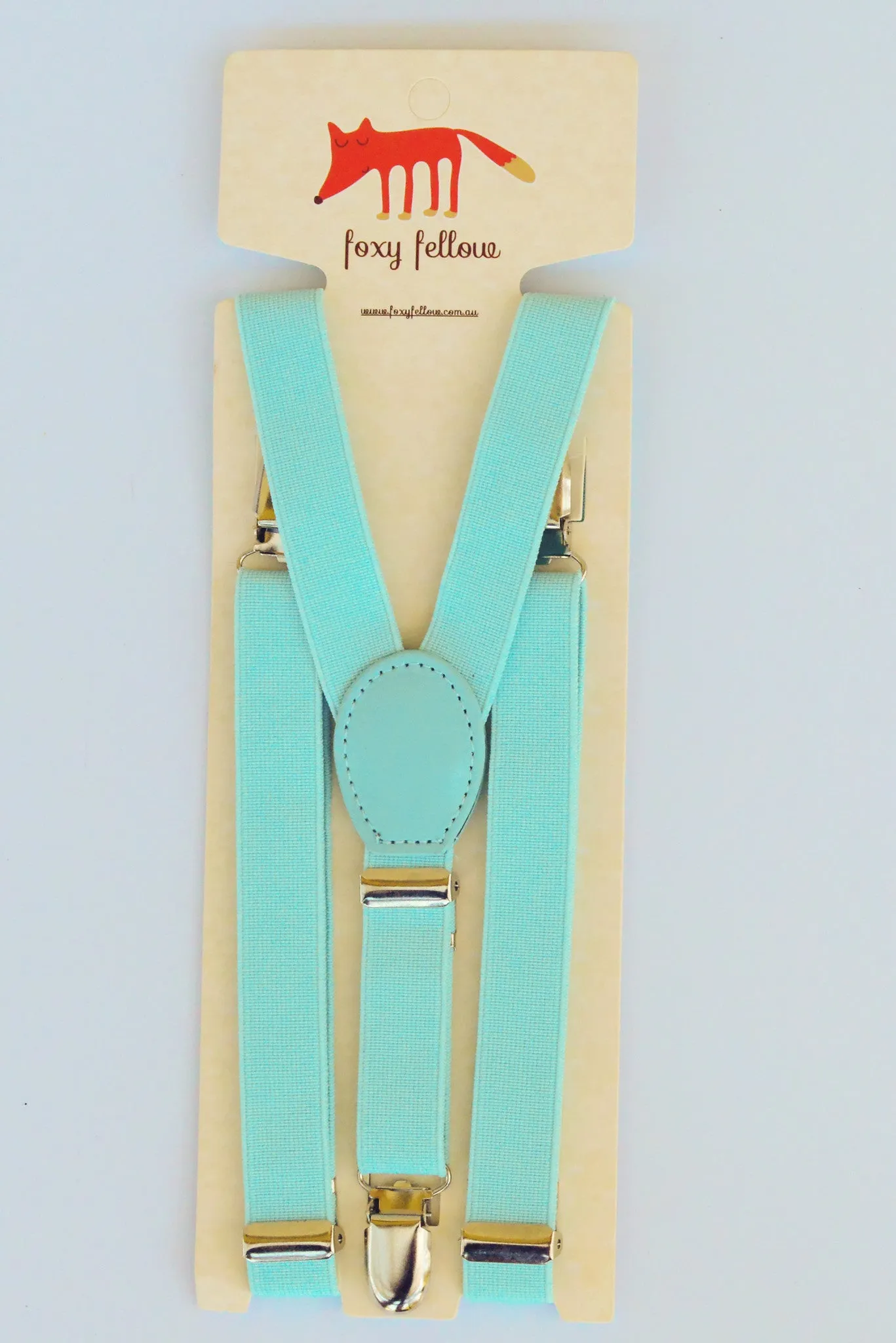 Foxy Fellow Portsea Blue Suspenders