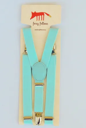 Foxy Fellow Portsea Blue Suspenders