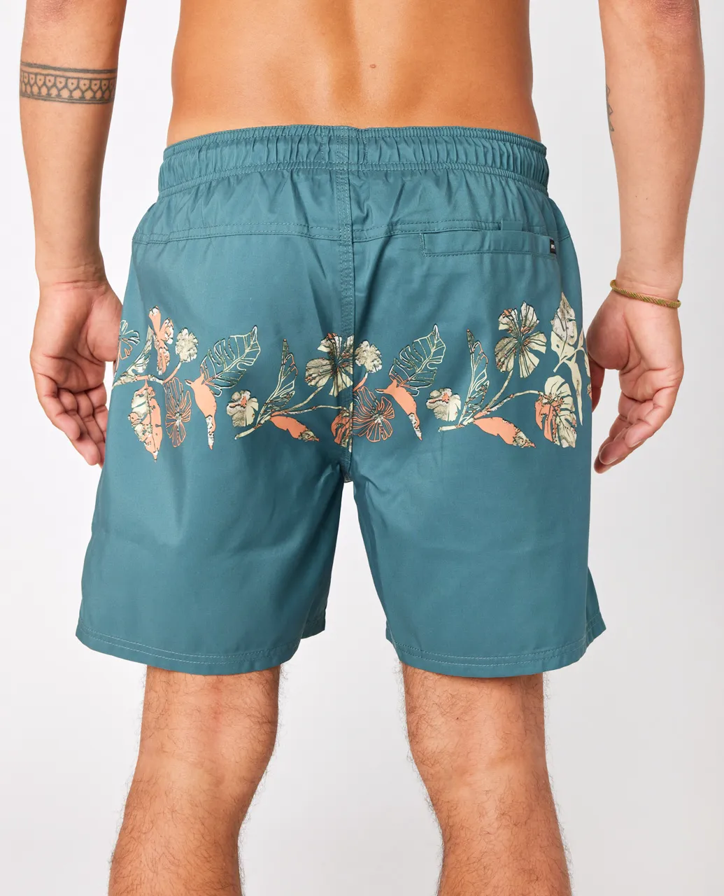 Framed Volley Shorts in Bluestone