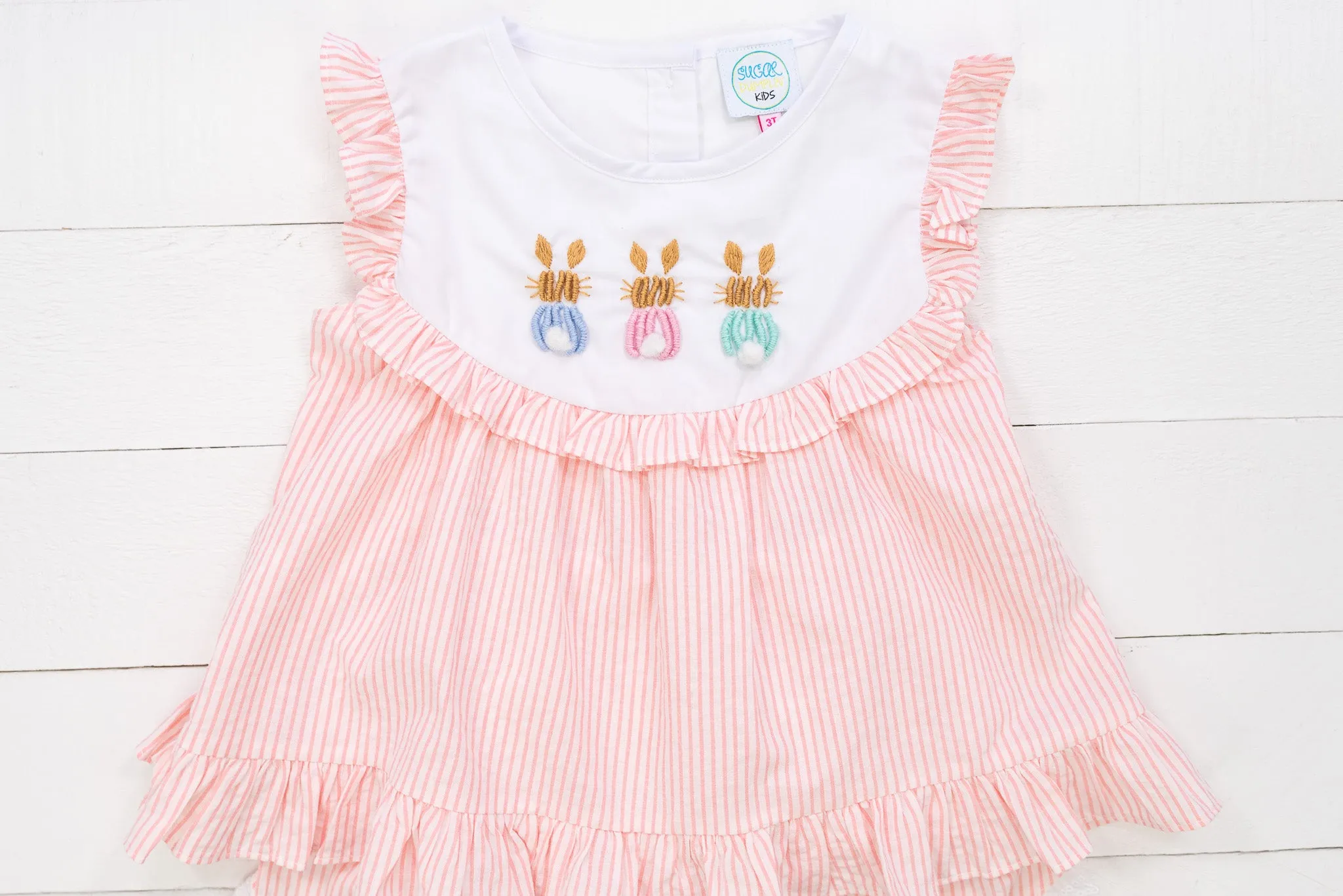 Girls Hoppy Easter Shorts Set