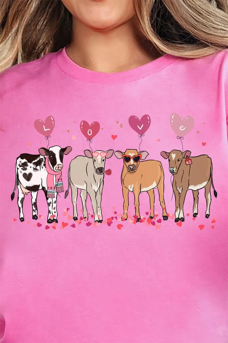 Heifer Love Short Sleeve Relaxed Fit T-Shirt