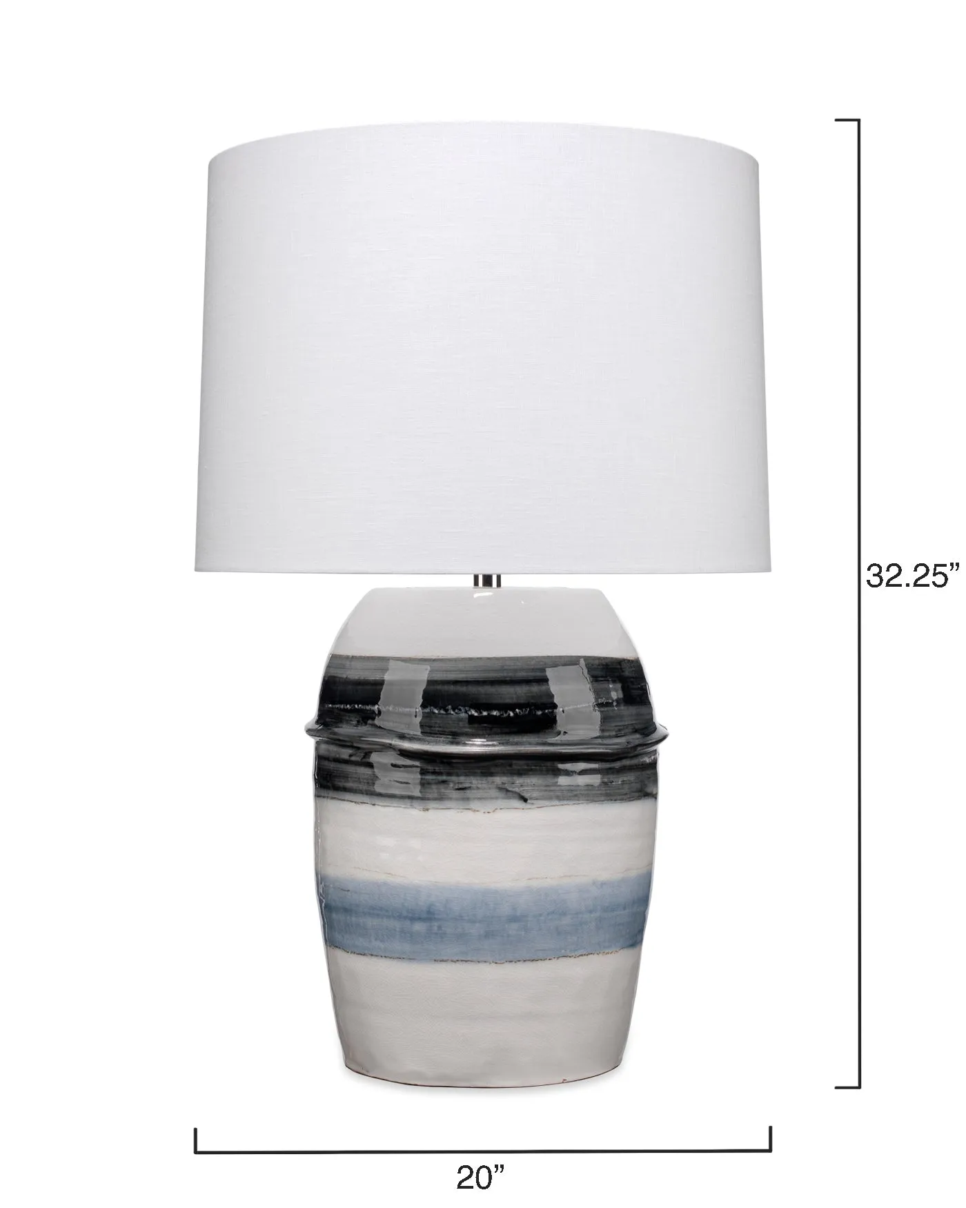 Horizon Striped Table Lamp