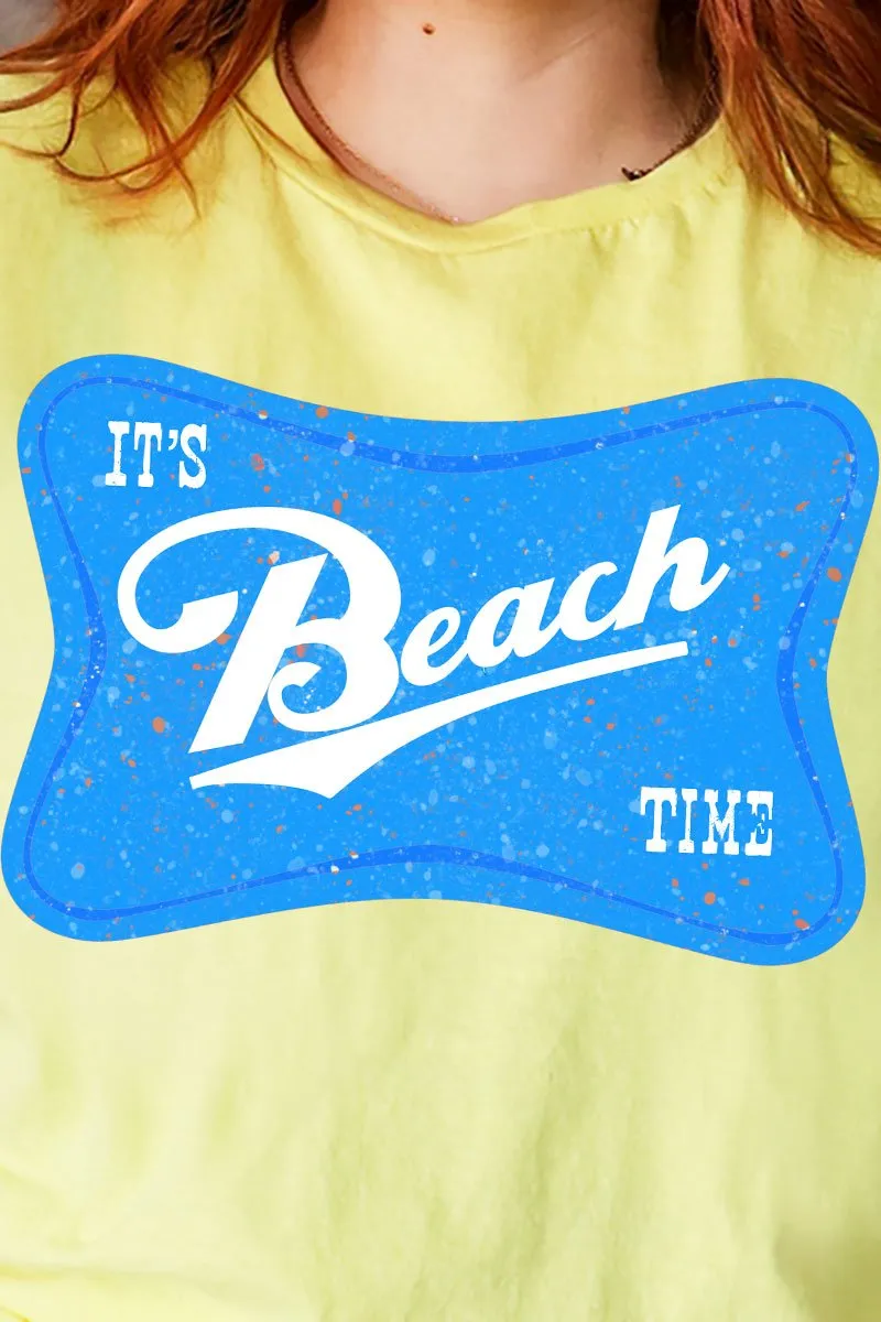 It's Beach Time Short Sleeve Relaxed Fit T-Shirt