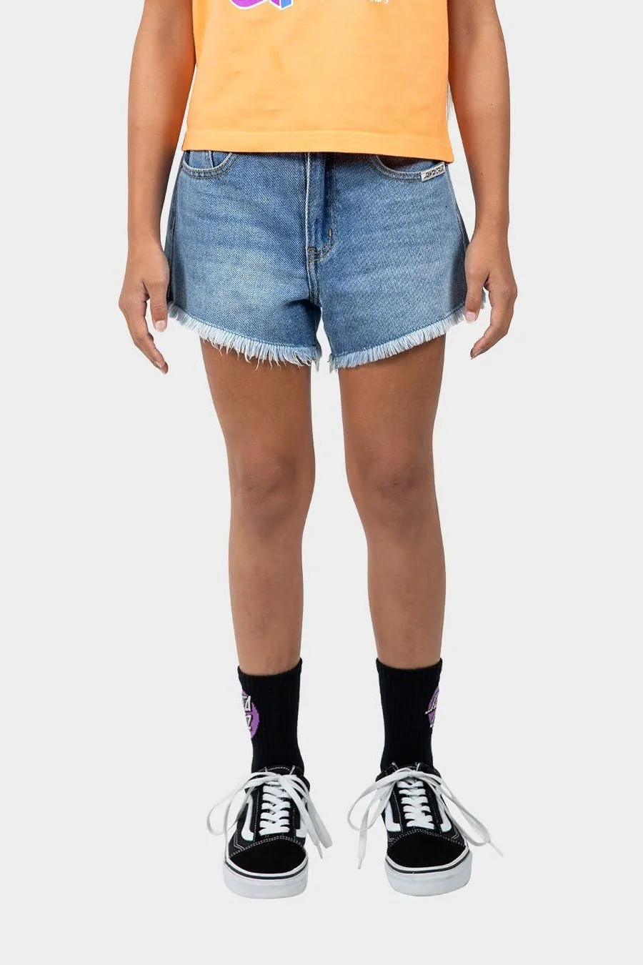 Kids MFG Dot Short | Light Indigo