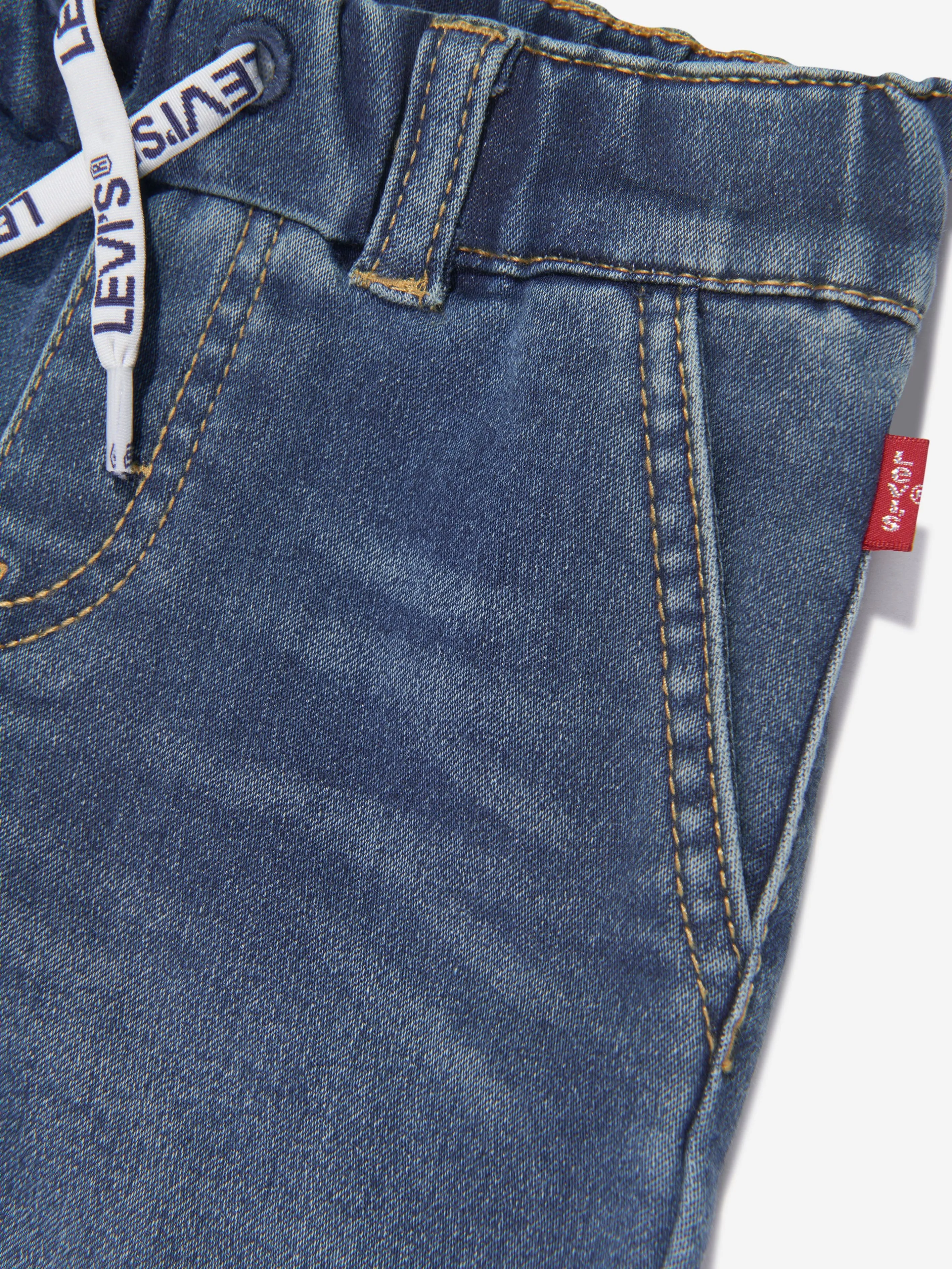 Levi's Wear Baby Boys Dobby Pull On Shorts in Blue