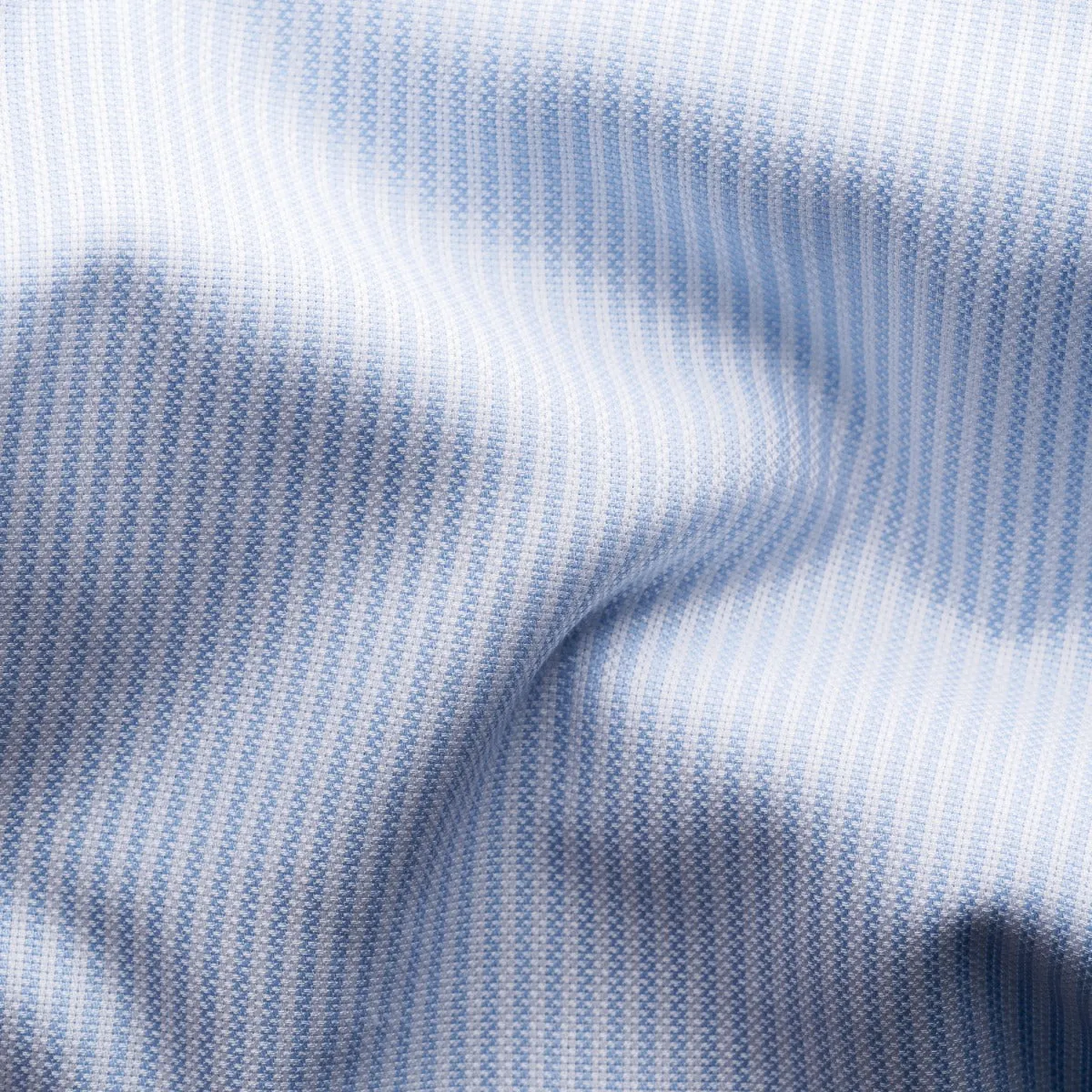 Light Blue Striped Oxford Cotton-Tencel™ Shirt