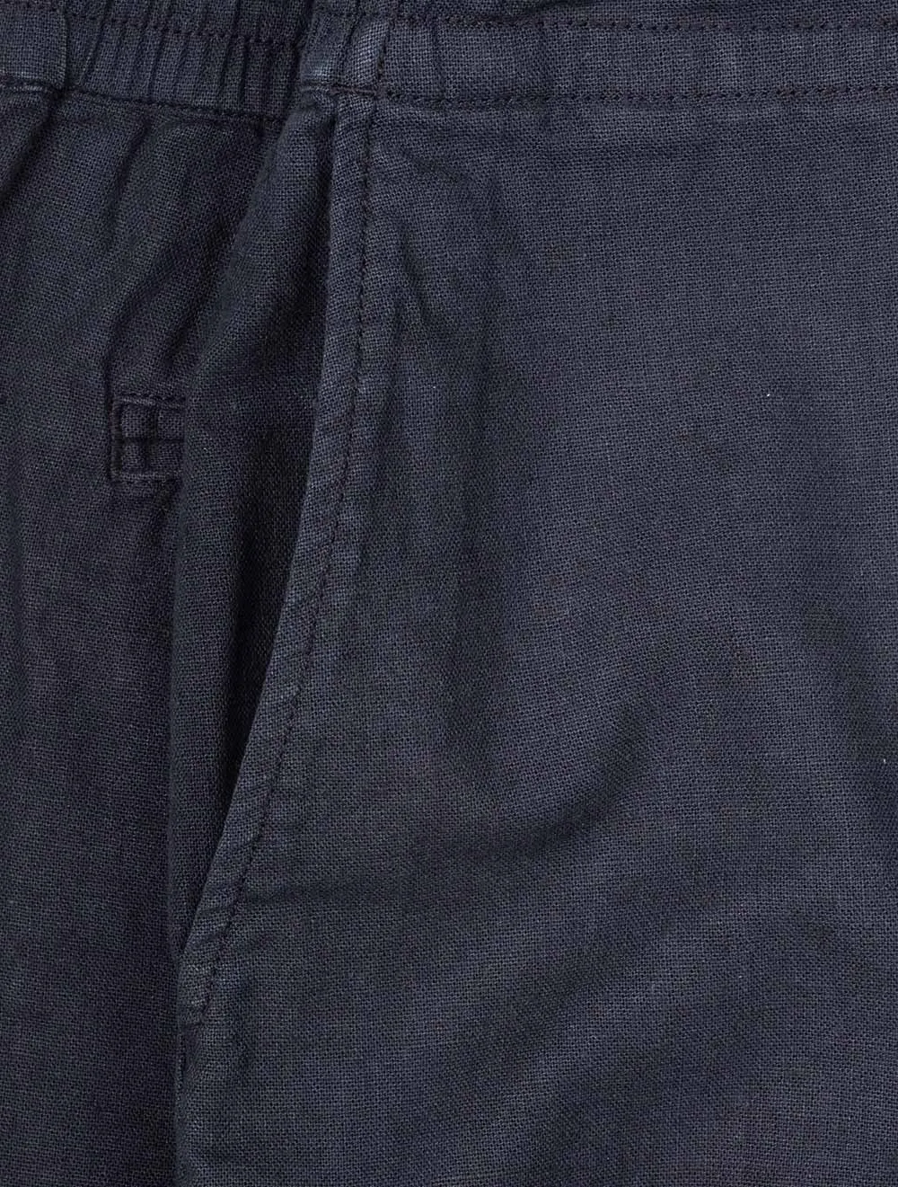 Linen Cotton Mix Short Navy