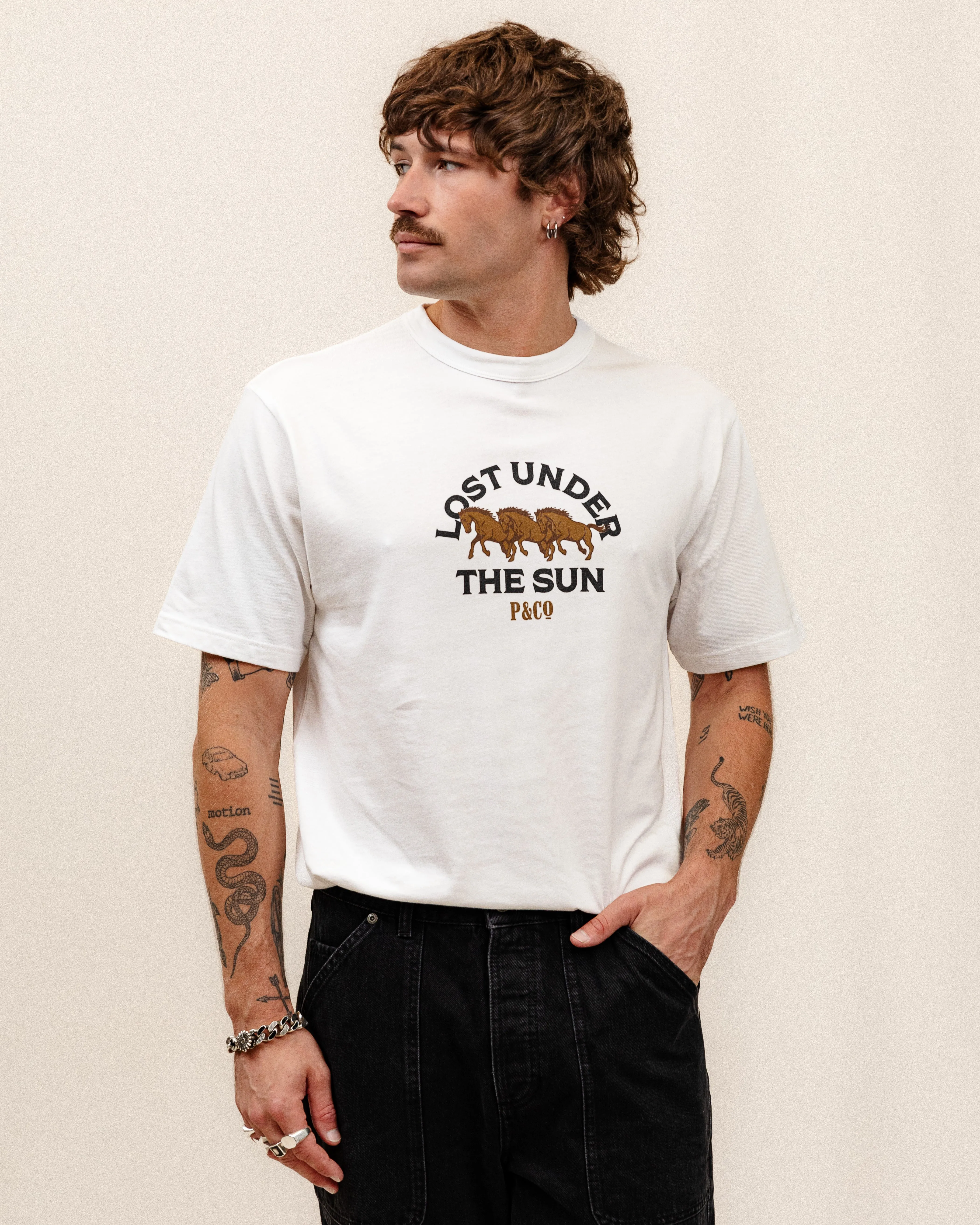 Lost Under The Sun T-Shirt - Off White