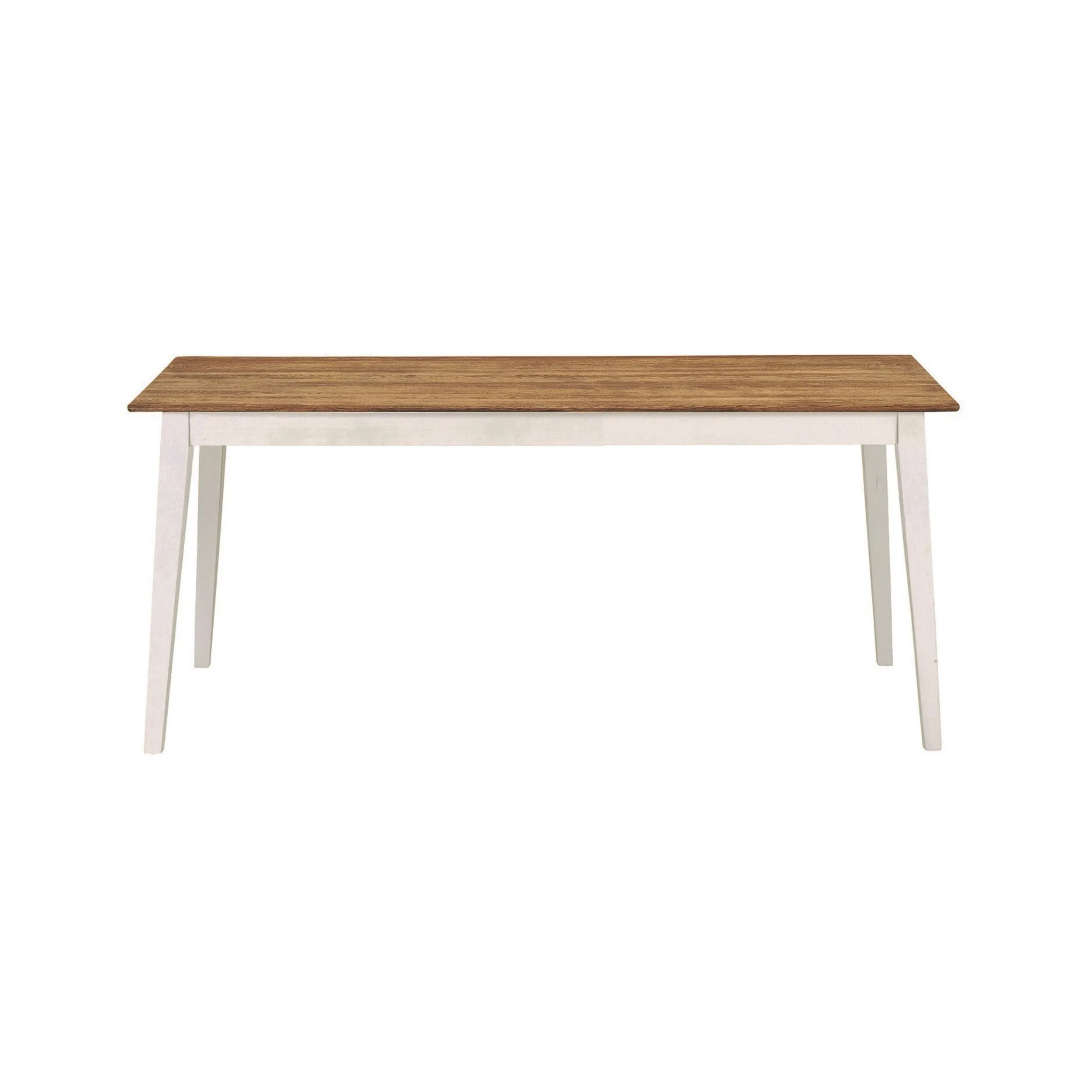 Maine Solid Oak Dining Table 180cm White