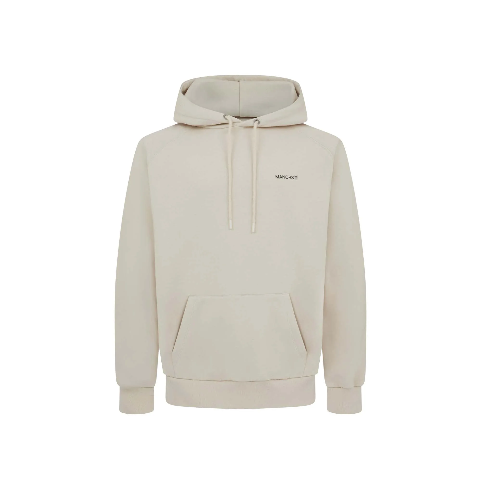 Manors Mens Organic Logo Hoodie