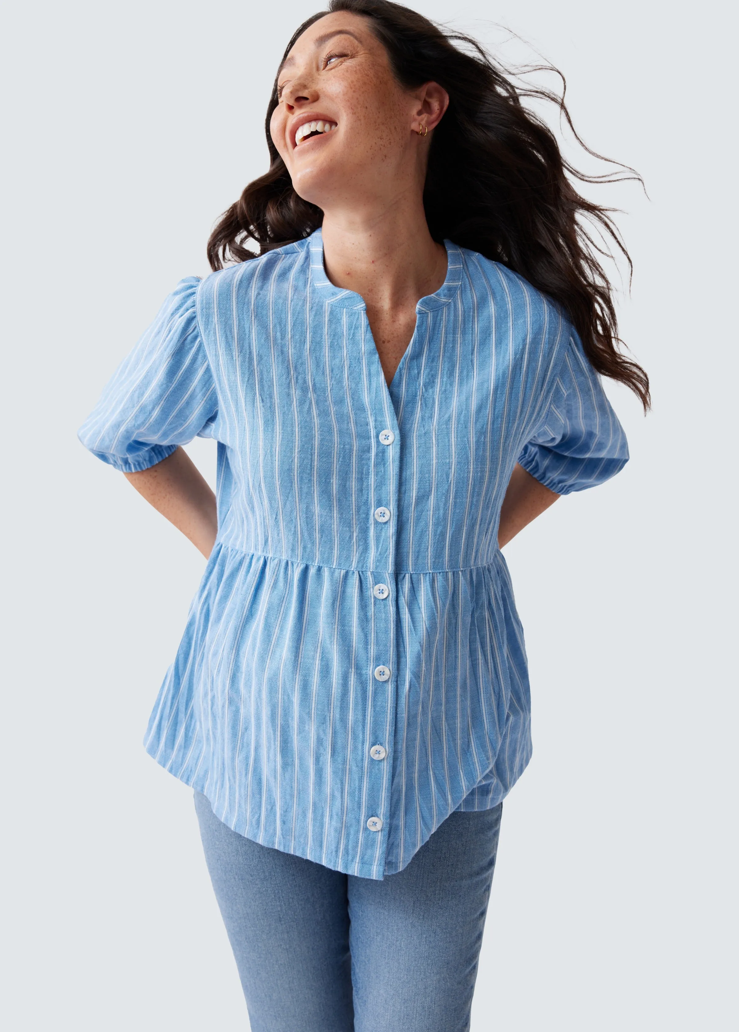 Maternity Peplum Shirt