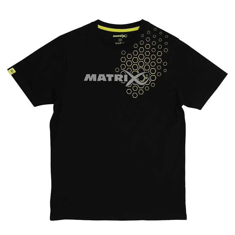 Matrix Black Hex Print T-Shirt