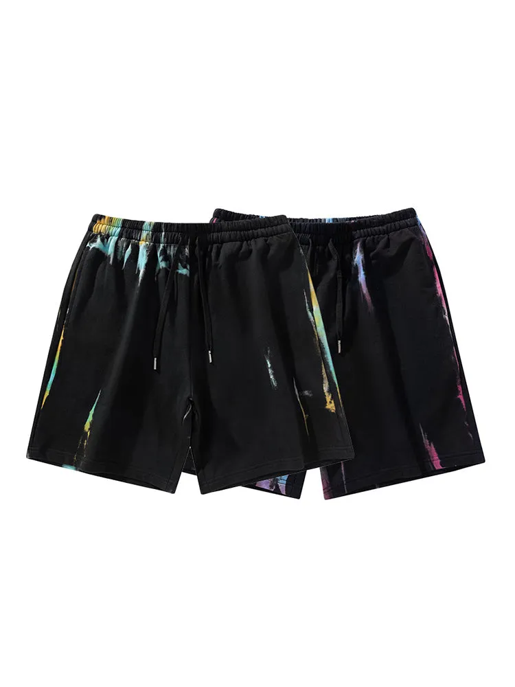 Men'S Tie-Dye Cropped Shorts