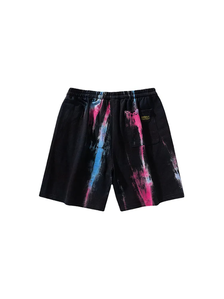 Men'S Tie-Dye Cropped Shorts