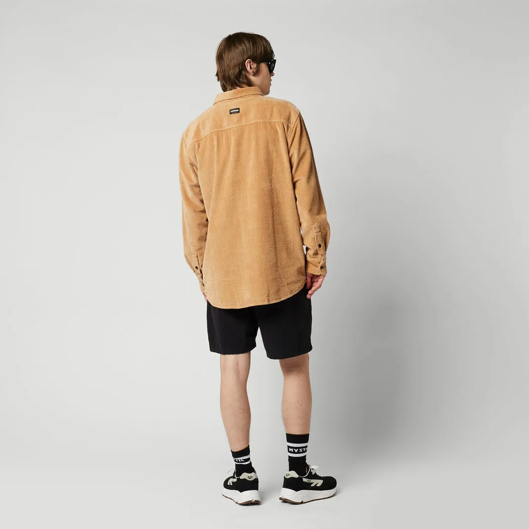 Mystic Corduroy Shirt-Slate Brown