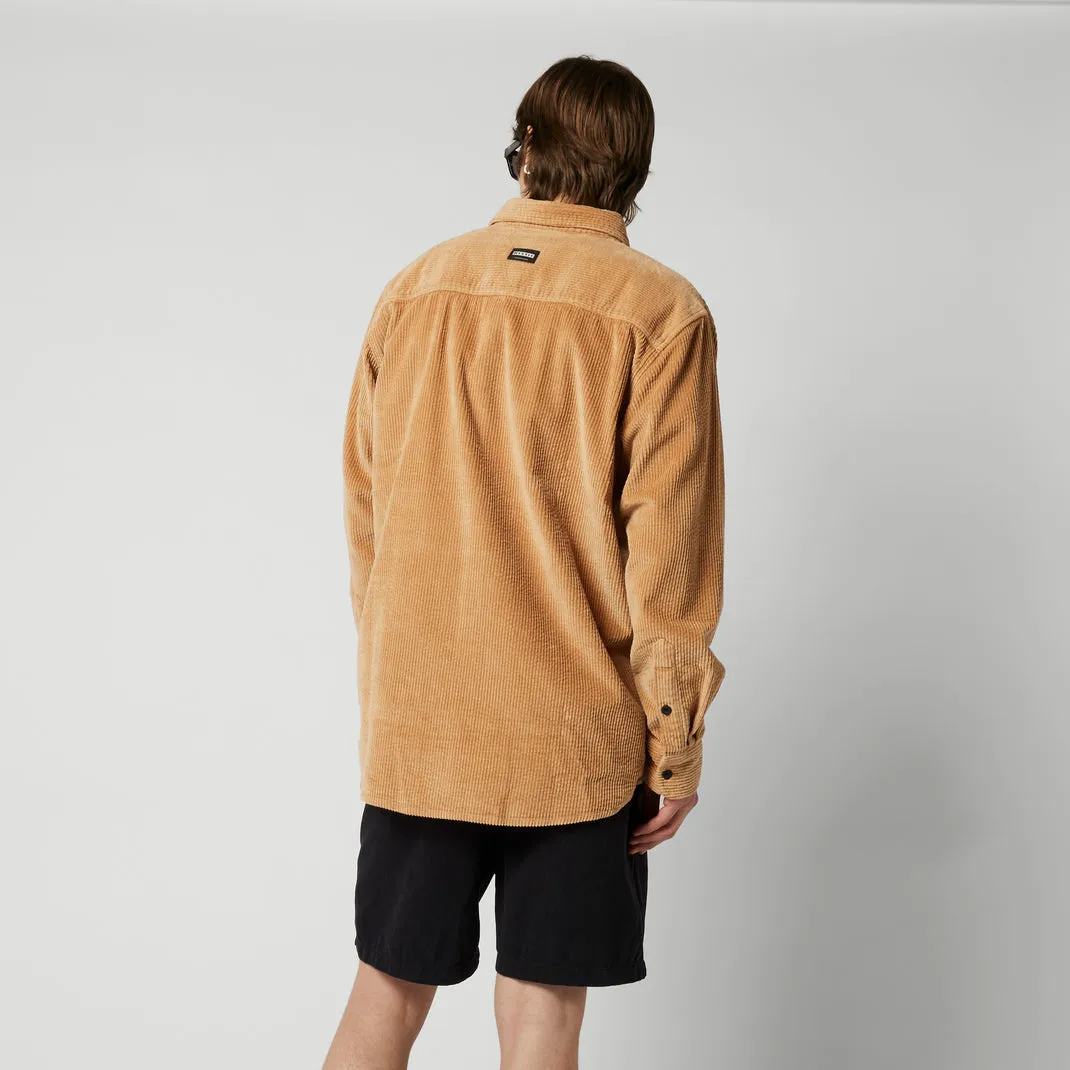 Mystic Corduroy Shirt-Slate Brown